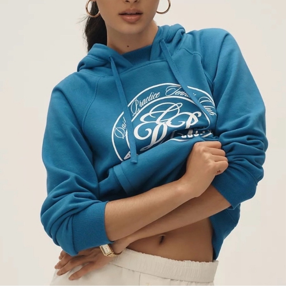 Anthropologie Daily Practice Women's Blue Hoodie- XXS-NWT!! $108